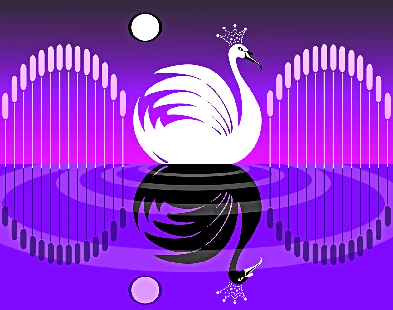Lago de los Cisnes IV, 2019 de Neale Osborne