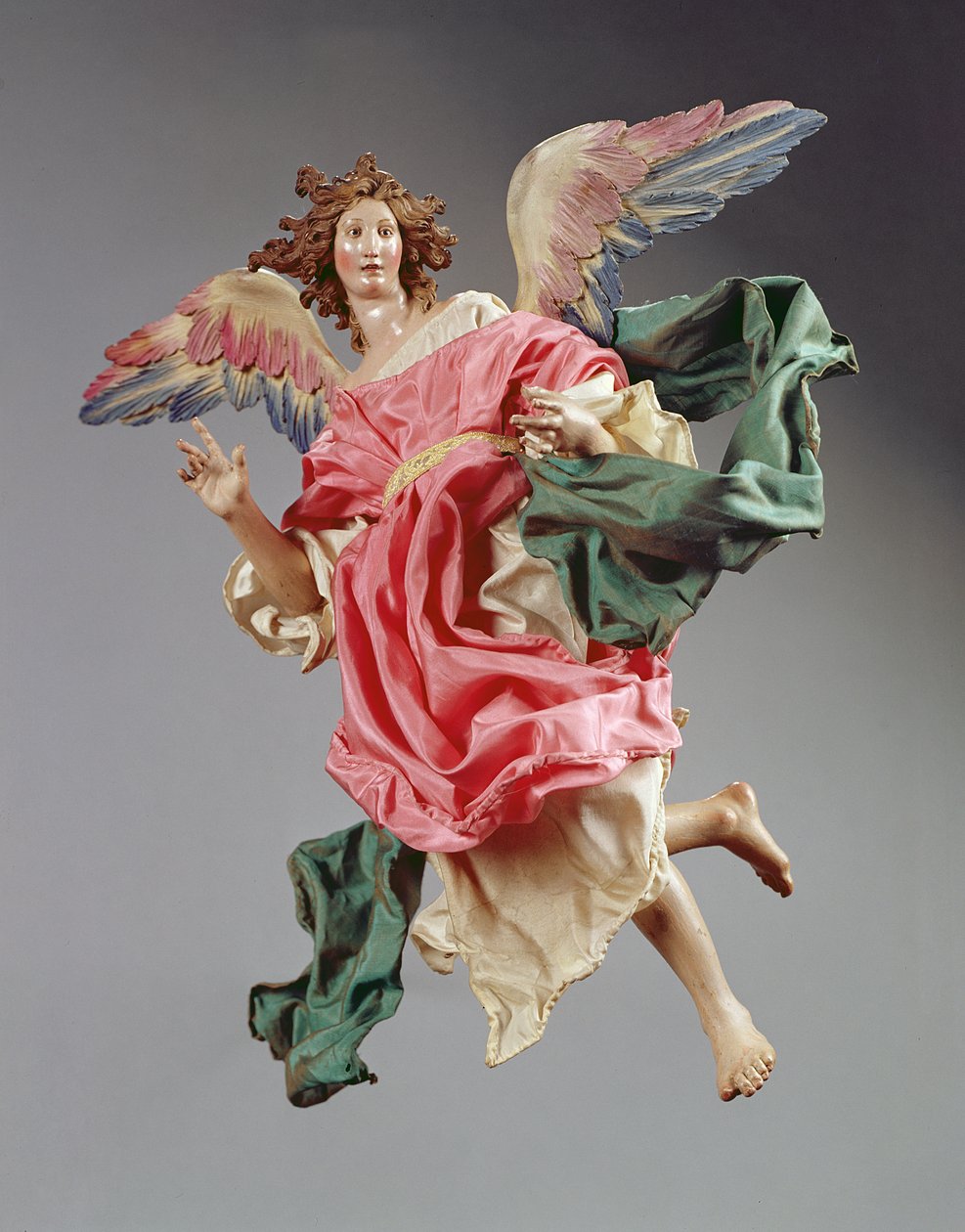 Ángel, del pesebre y árbol de Navidad de Neapolitan School