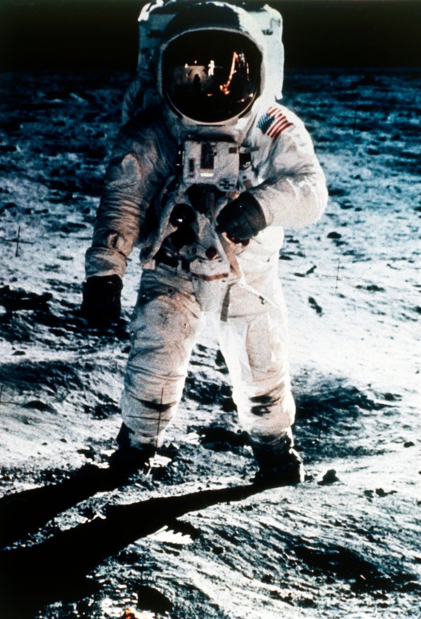 Buzz Aldrin en la Luna, misión Apollo 11, julio de 1969 de Neil Armstrong