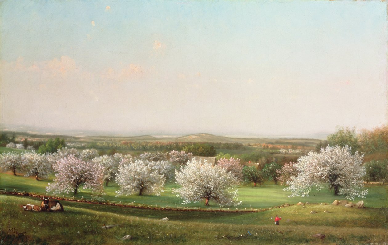 Huerto de manzanas, 1878 de Nelson Augustus Moore