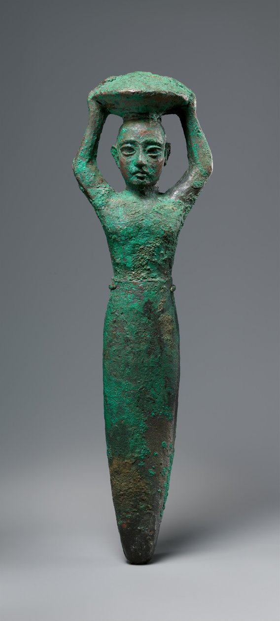 Figura fundacional del rey Shulgi de Ur, llevando una cesta de Neo Sumerian