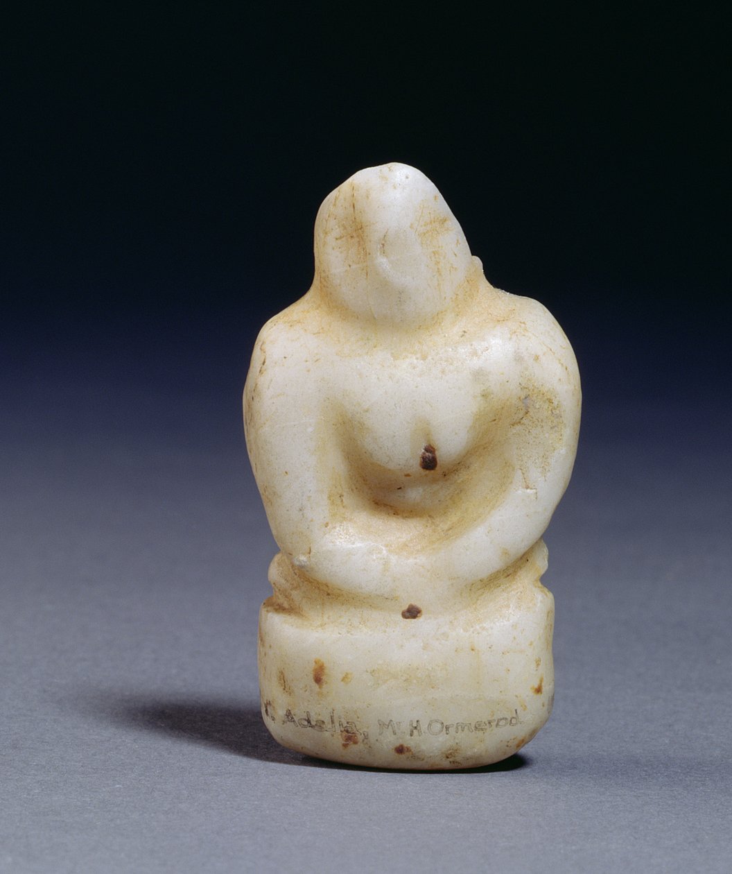Figurilla sentada de Antalya, Turquía, Neolítico tardío, c.2000 a.C. (mármol) de Neolithic