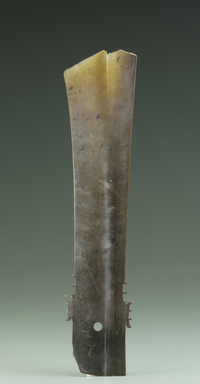 Cincel bifurcado (zhang), Cultura Qijia, c.2500-2000 a.C. de Neolithic Period Chinese School