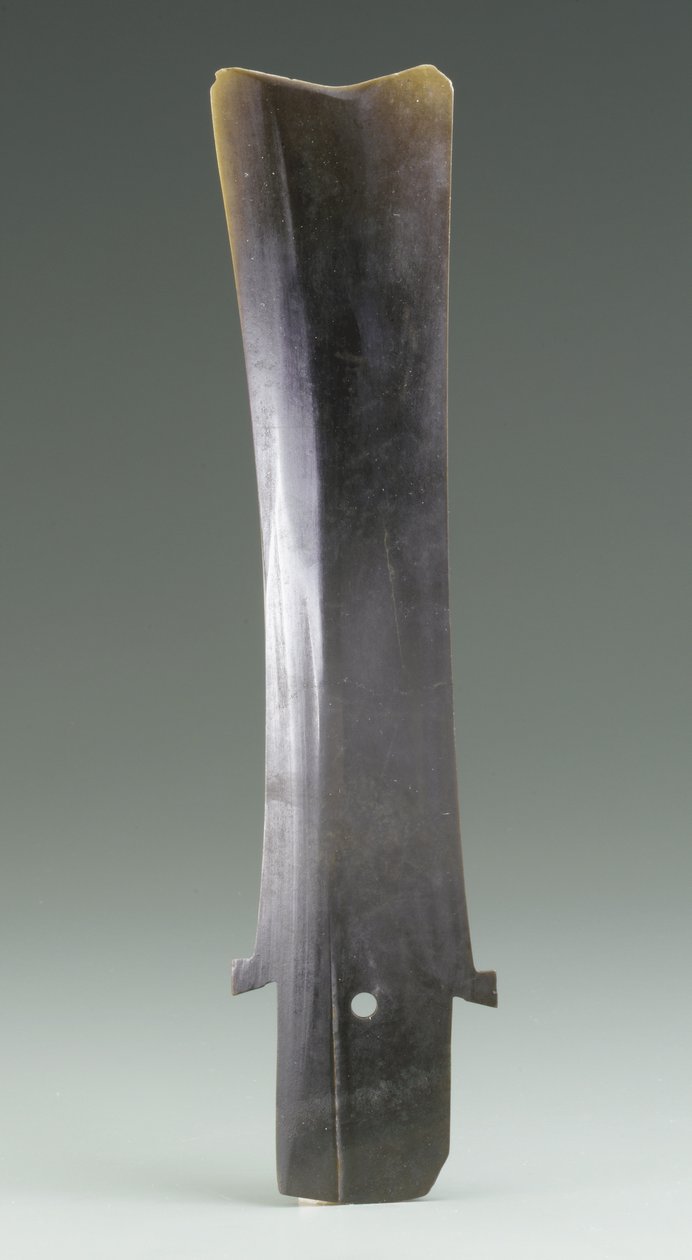 Cuchillo de cosecha (hu), Cultura Qijia, c.2500-2000 a.C. de Neolithic Period Chinese School