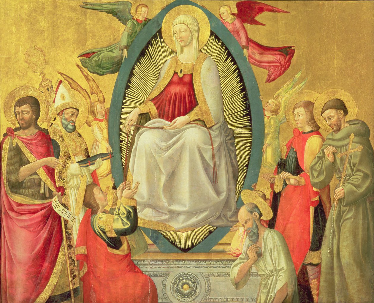 Ascensión de la Virgen, 1465 de Neri di Bicci