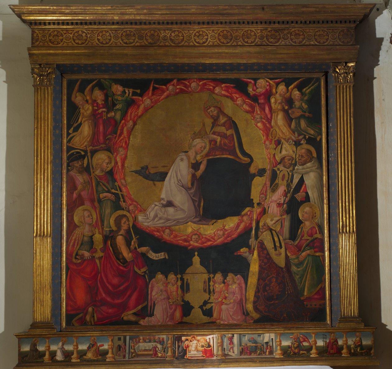 Coronación de la Virgen de Neri di Bicci