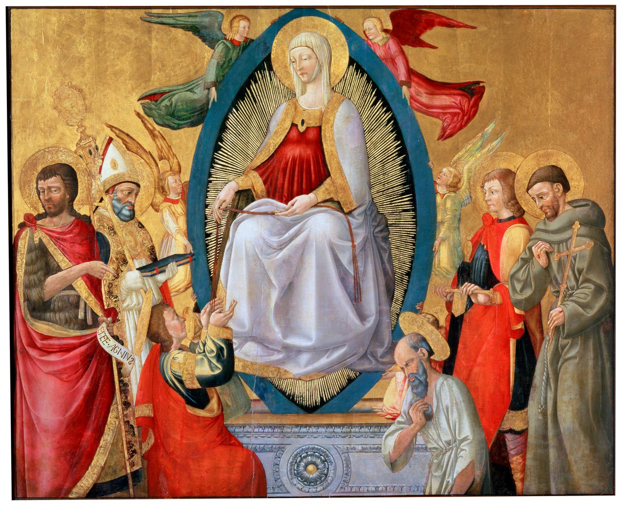 La Asunción de la Santísima Virgen María, 1464-1465 de Neri di Bicci