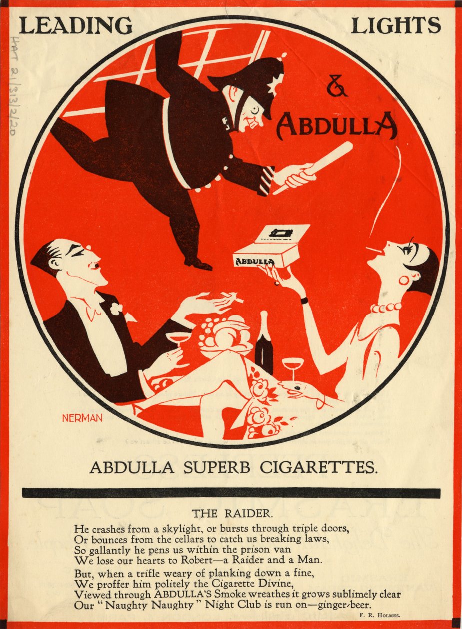 Cigarrillos Abdulla, 1920s de Nerman