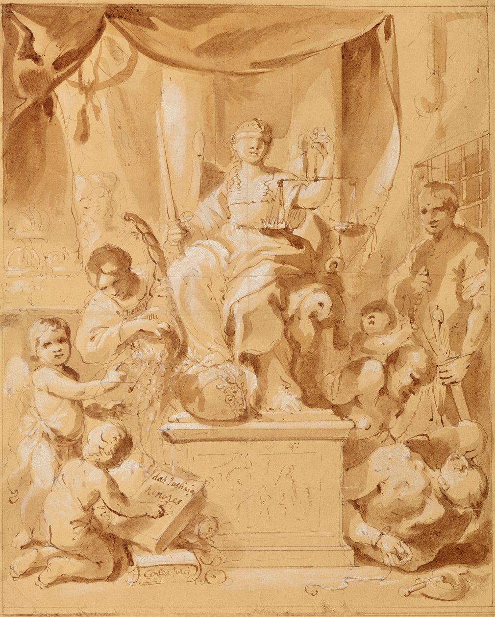 Alegoría de la justicia de Leopold Blonder