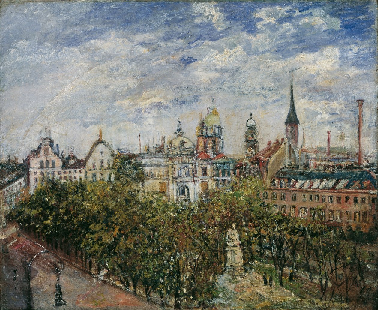 Vista de Praga de Leopold Blonder