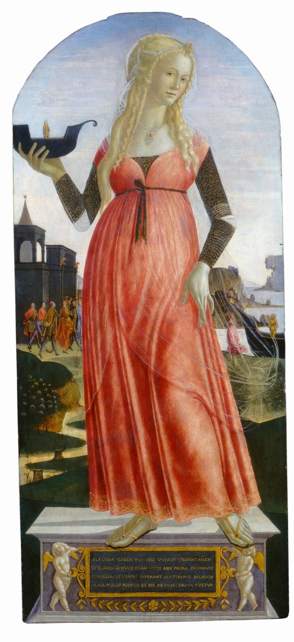 Claudia Quinta, c. 1490-1495 de Neroccio de Landi