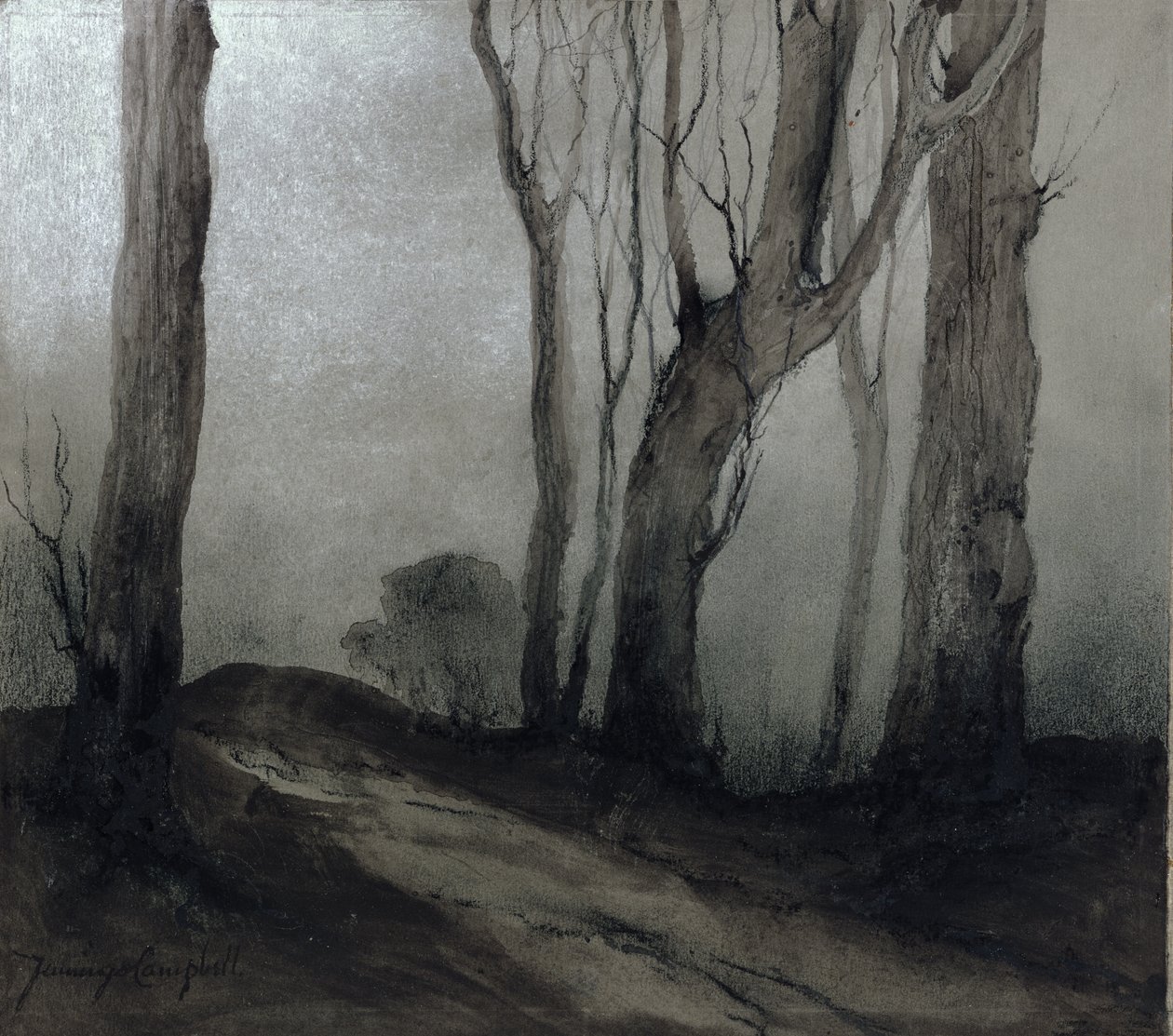 Sombras de la noche (pastel) de Nesta Jennings Campbell
