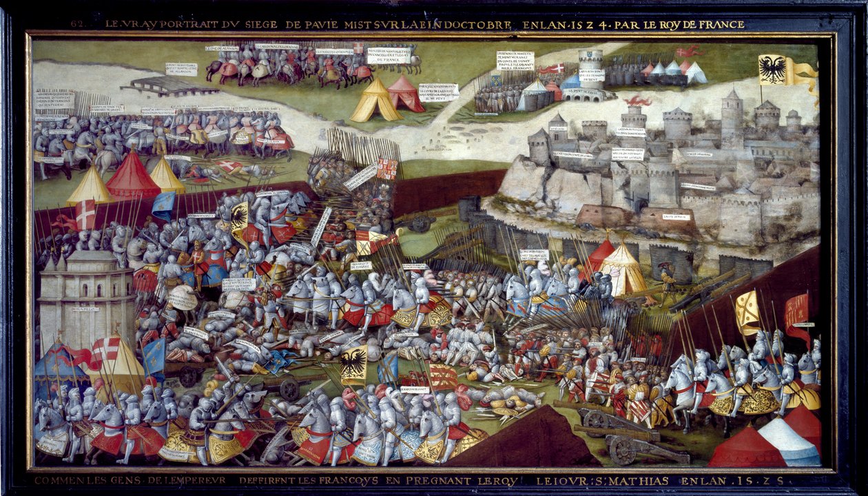 El asedio y la batalla de Pavía, 1525 - 1528 de Netherlandish School