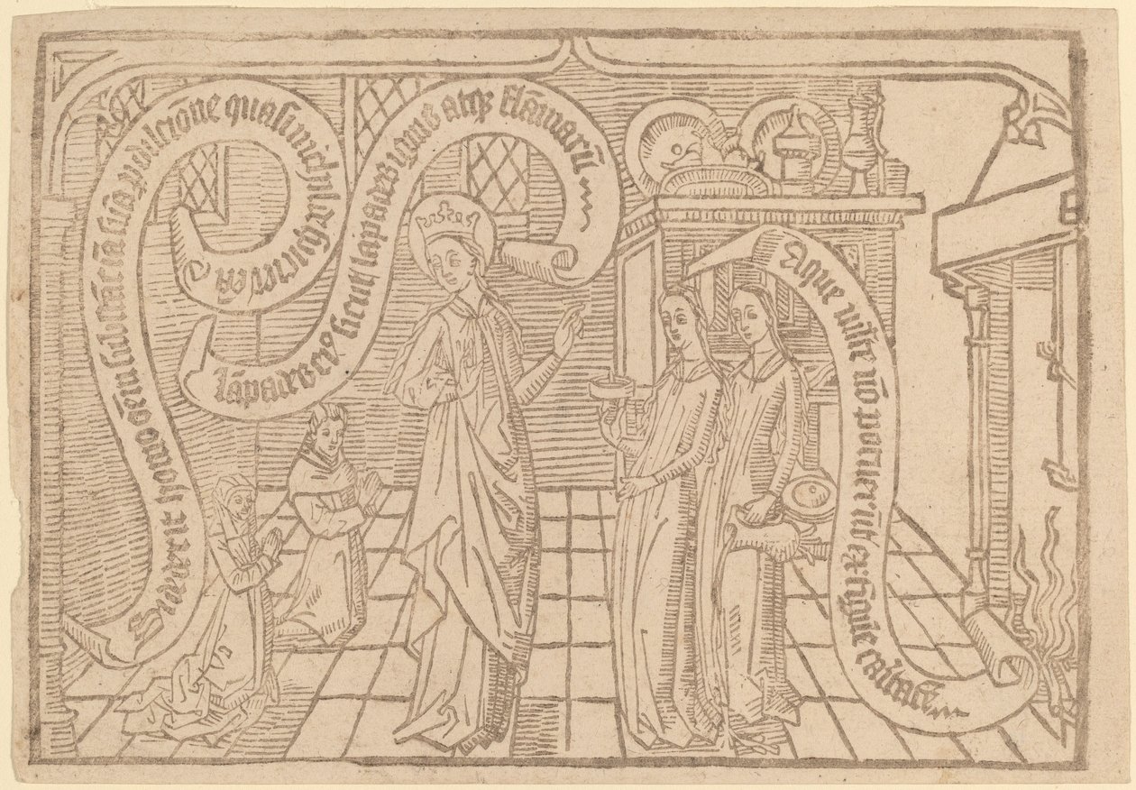 Página de "Canticum Canticorum": 2ª Edición de Netherlandish 15th Century
