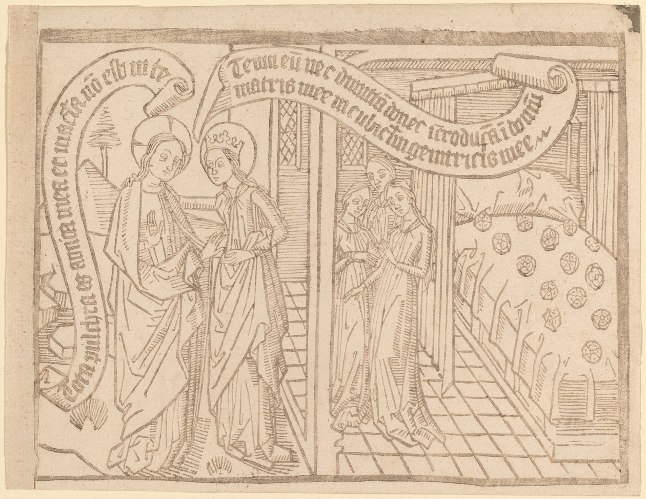 Página de "Canticum Canticorum": 2ª Edición de Netherlandish 15th Century