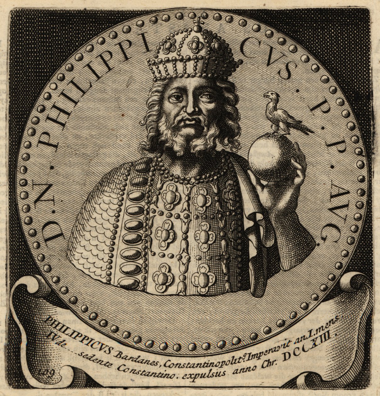 Emperador bizantino Filípico de Netherlandish School