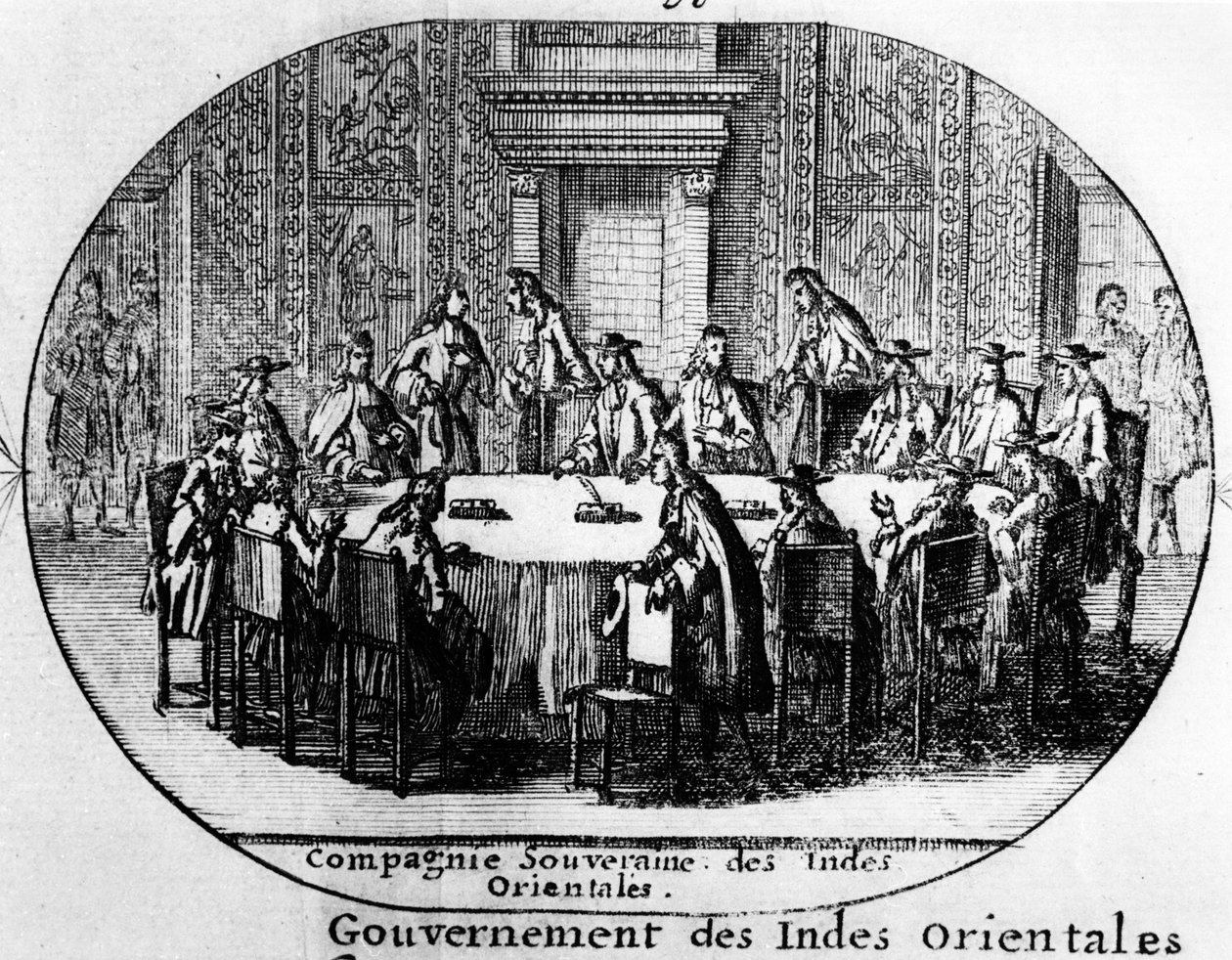 Gobernadores de la Compañía Soberana de las Indias Orientales Holandesas, principios del siglo XVIII de Netherlandish School
