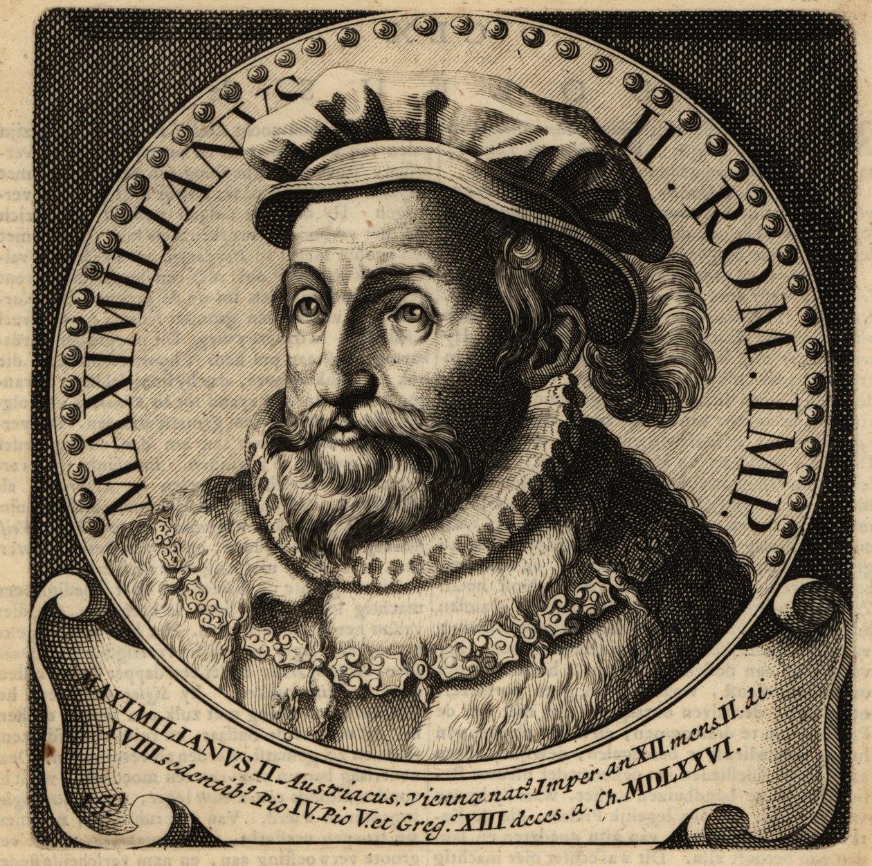 Emperador del Sacro Imperio Romano Maximiliano II de Netherlandish School