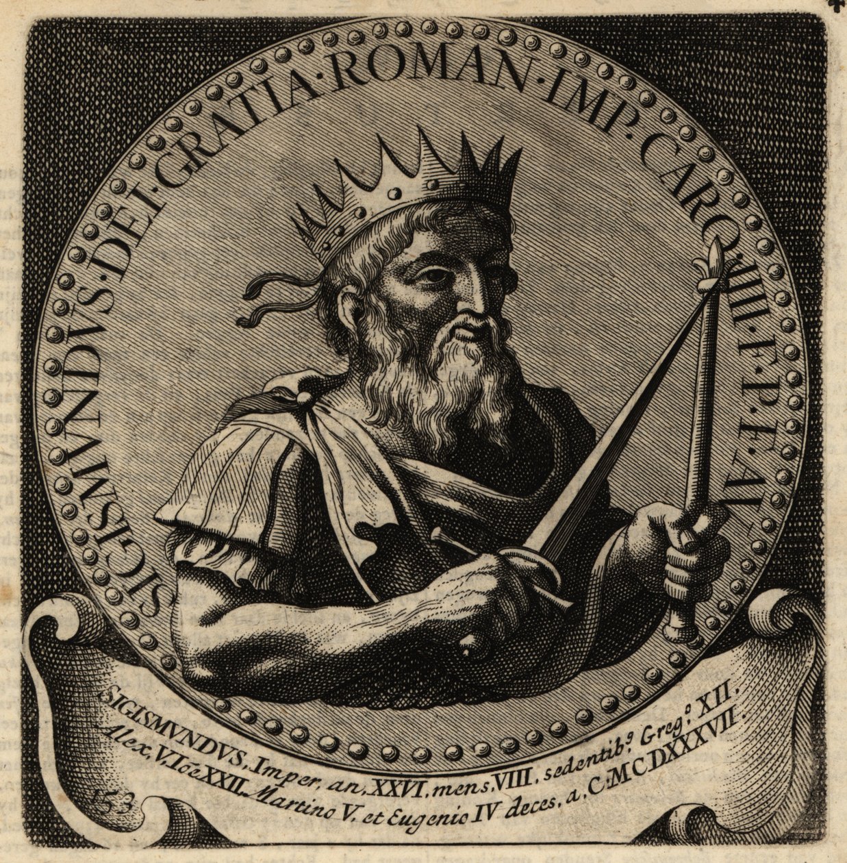 Emperador del Sacro Imperio Romano Segismundo de Netherlandish School