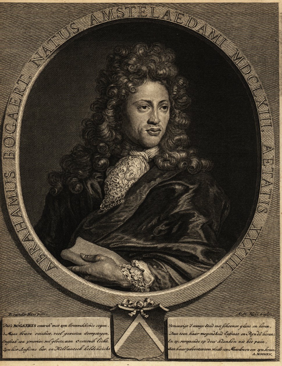 Retrato de Abraham Bogaert 1653-1727 de Netherlandish School