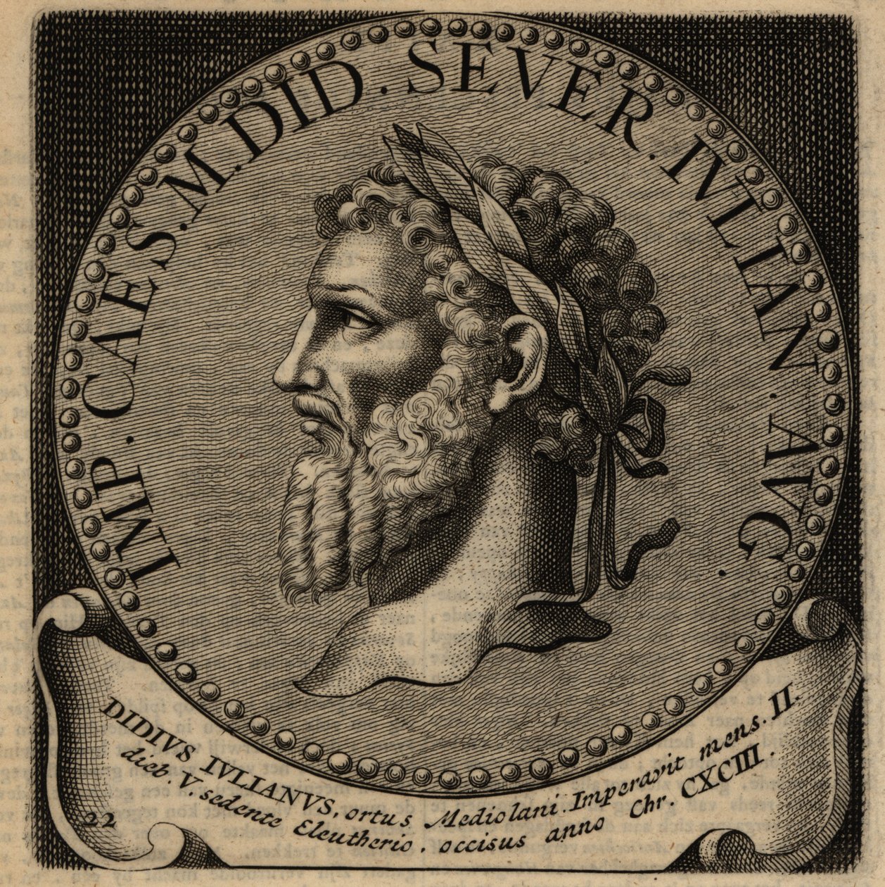 Retrato del Emperador Romano Didius Julianus de Netherlandish School