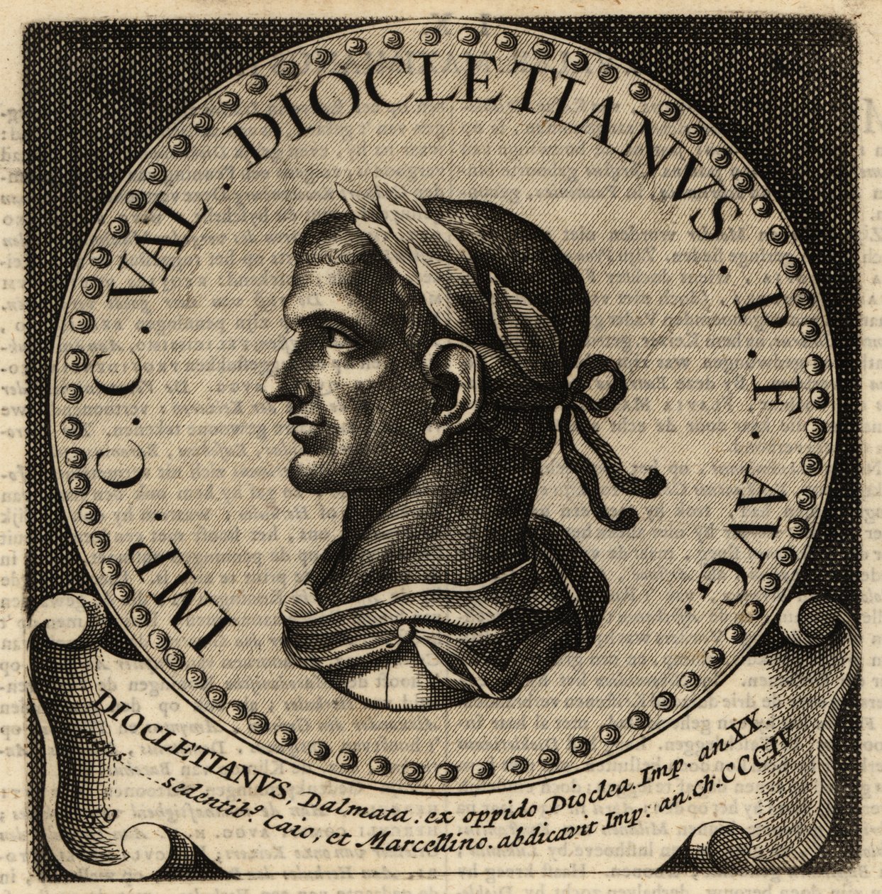 Retrato del Emperador Romano Diocleciano de Netherlandish School