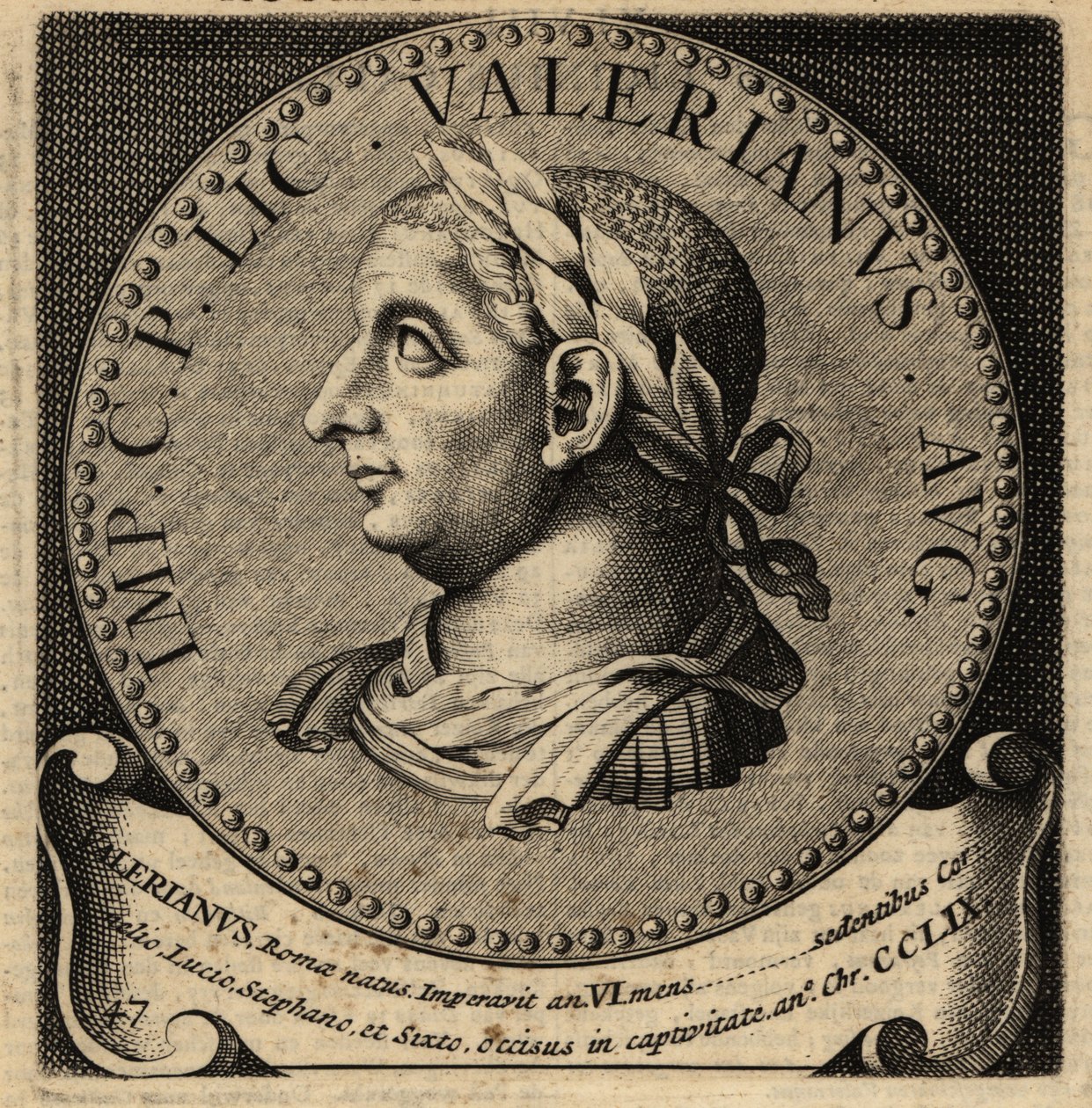 Retrato del Emperador Romano Valeriano de Netherlandish School