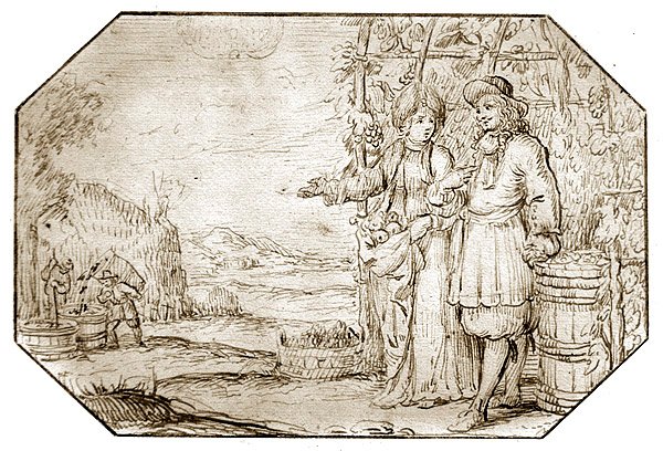 Las Cuatro Estaciones: Otoño - Cosecha, c.1675 de Netherlandish School