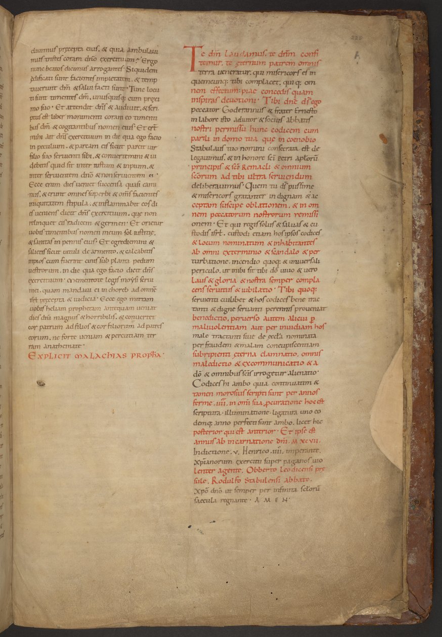 La Biblia de Stavelot, Add MS 28106, f.228r de Netherlandish School