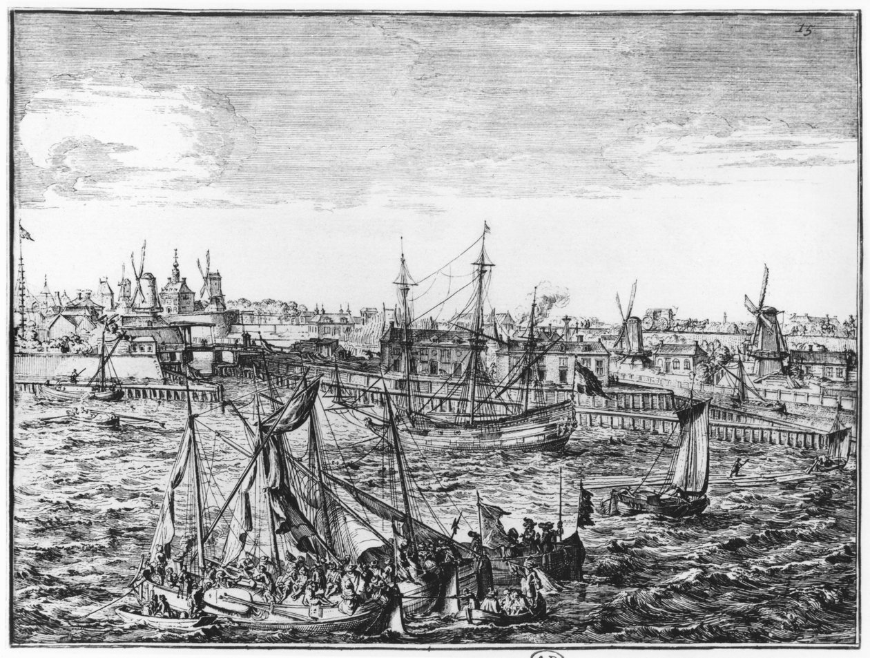Vista de Róterdam de Netherlandish School