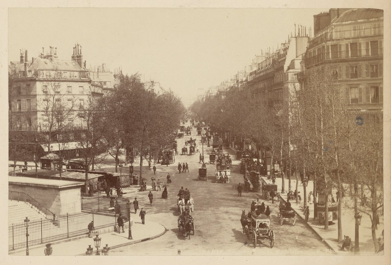 París, Boulevard de la Madeleine de Neurdein freres