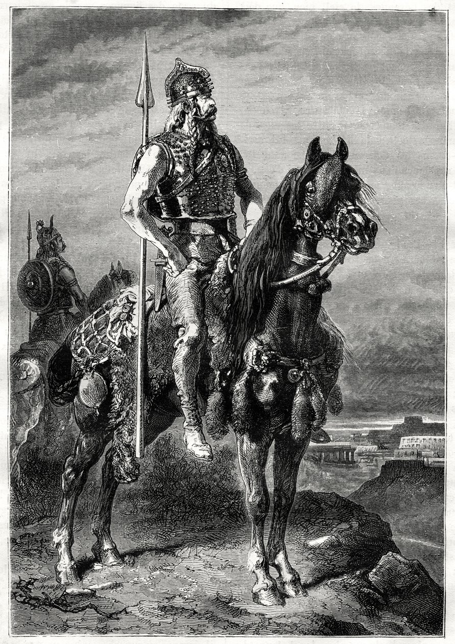 Jinete galo, siglo XIX de Neuville