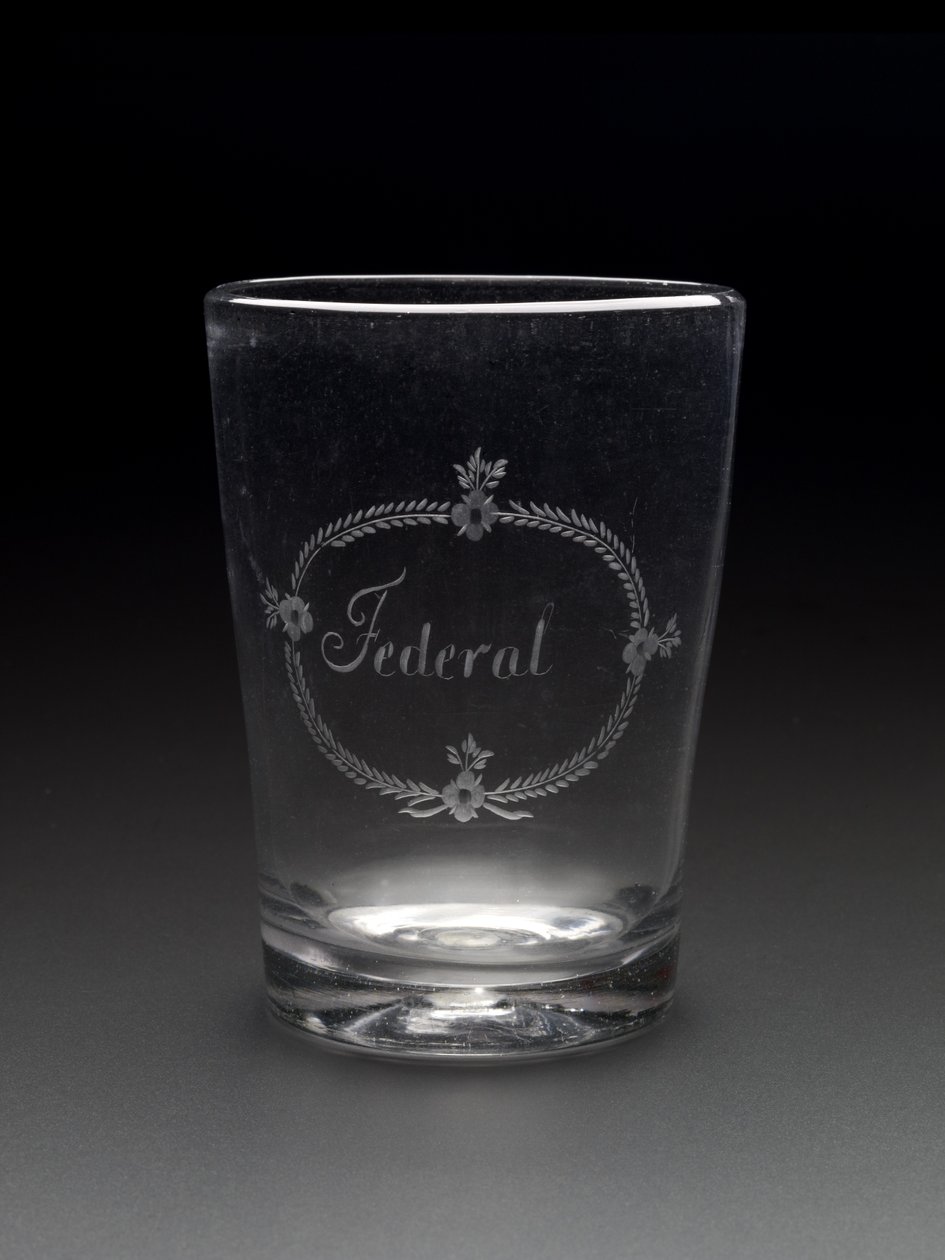 Vaso, c. 1788-1795 (vidrio sin plomo) de New Bremen Glass Manufactory