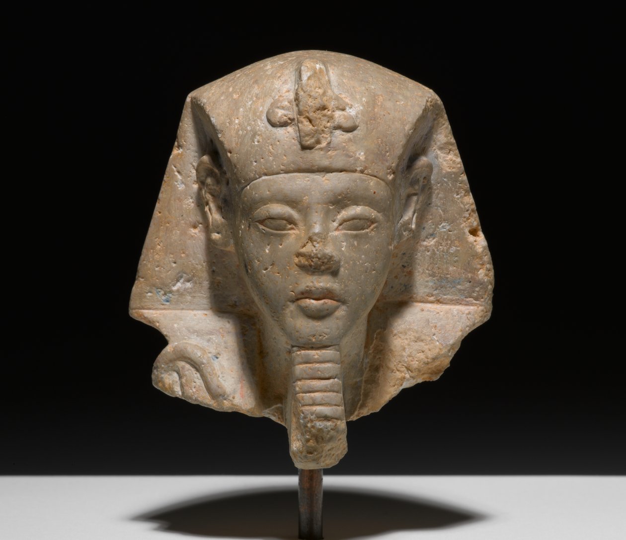 Cabeza de un shabti de Akhensten de New Kingdom Egyptian