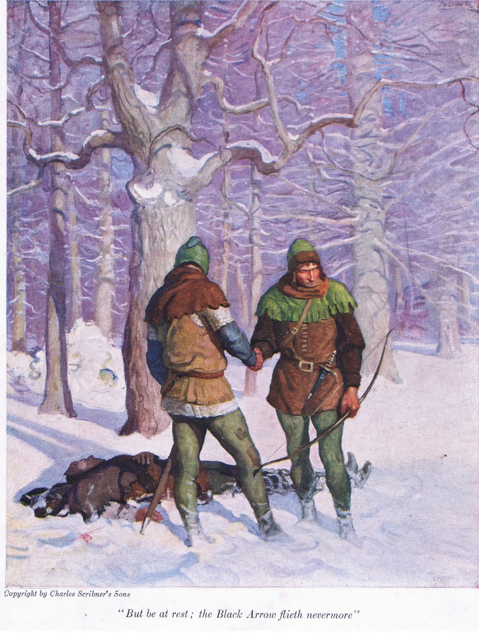 Pero descansa, la Flecha Negra ya no vuela, 1916 de Newell Convers Wyeth