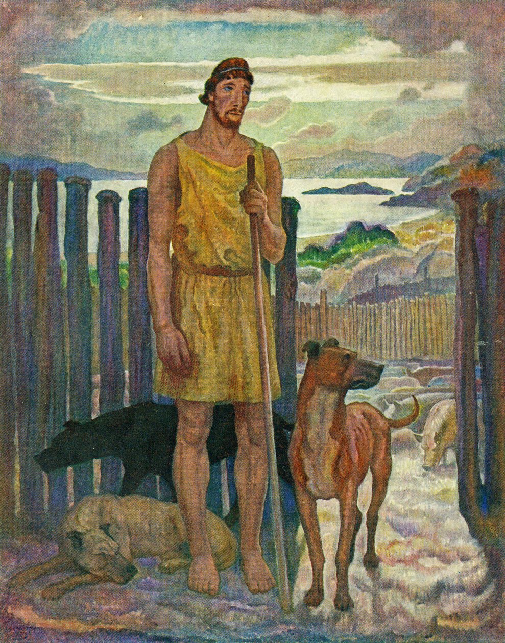 Eumeo, el porquerizo de Newell Convers Wyeth