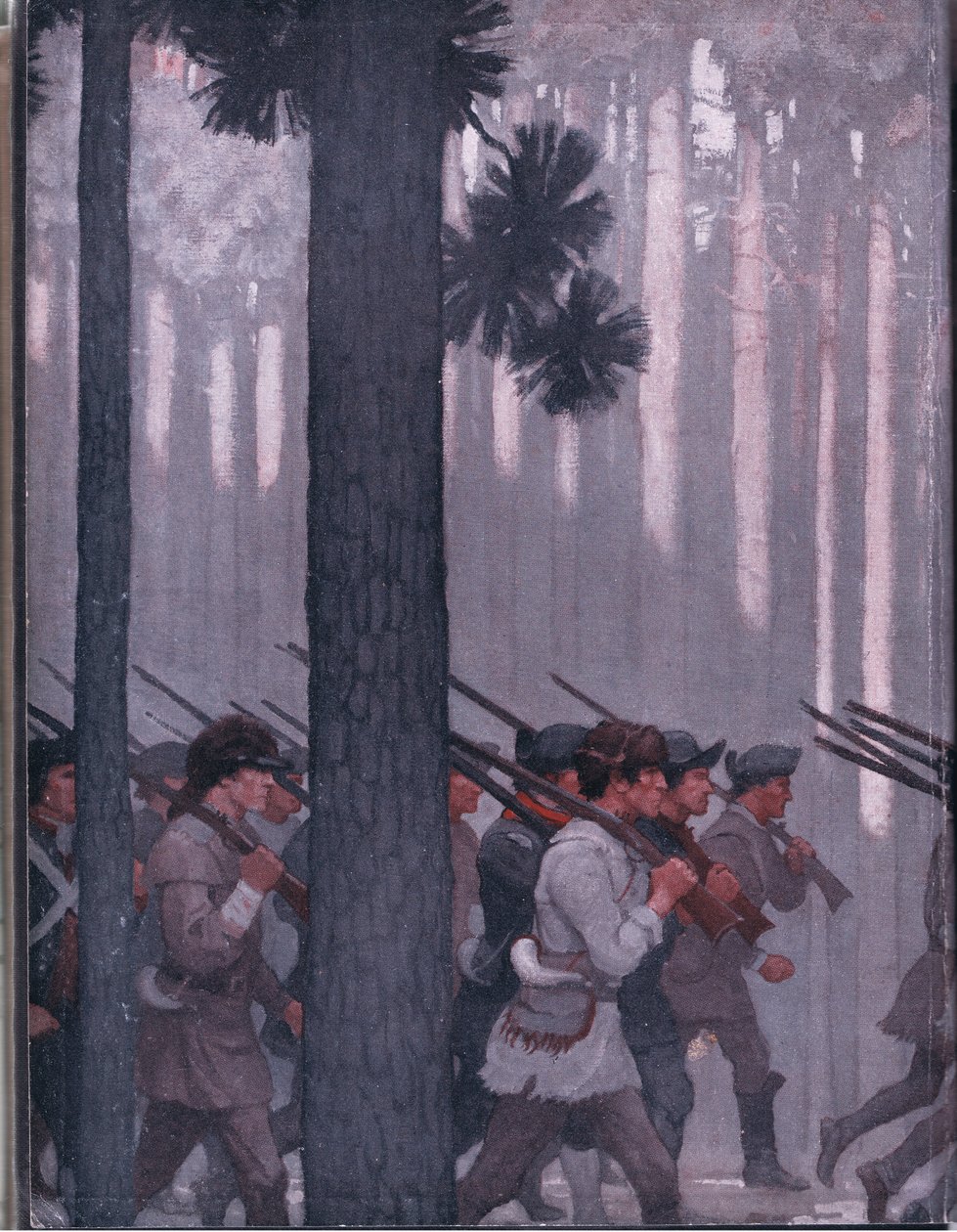 Diseño de la contraportada de Newell Convers Wyeth
