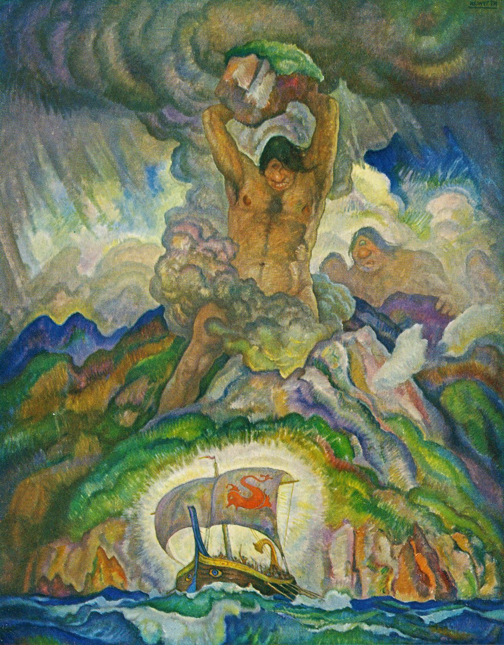 Polifemo, el Cíclope de Newell Convers Wyeth