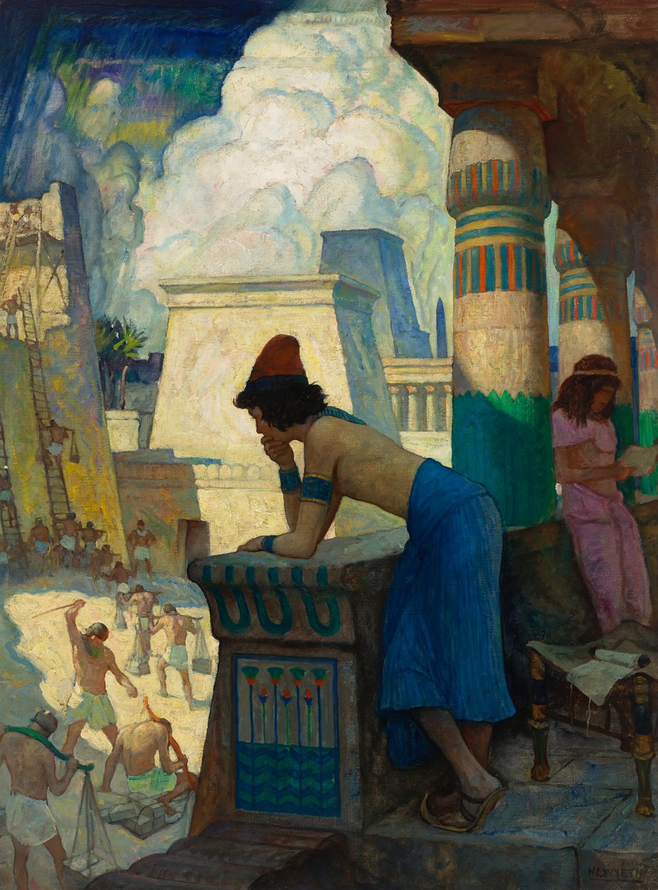 "El niño, Moisés..." de Newell Convers Wyeth