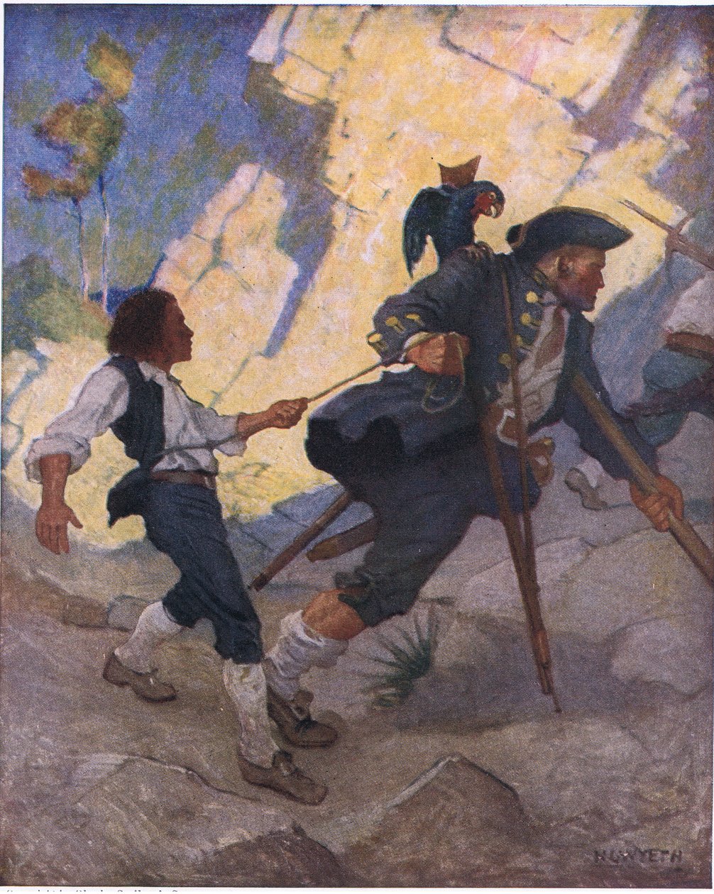 El Rehén: Por todo el mundo, fui guiado por un oso bailarín de Newell Convers Wyeth