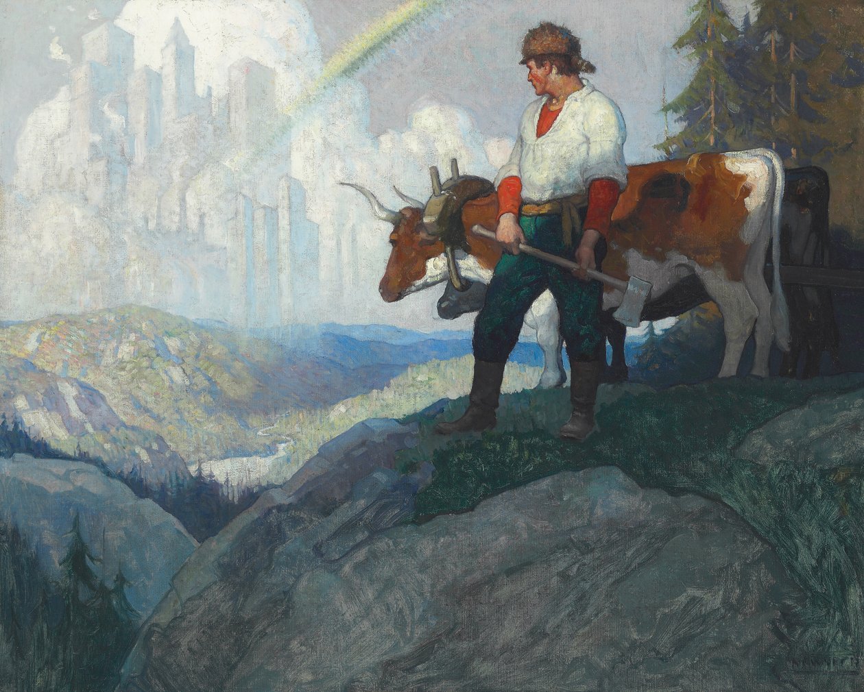 El Pionero y la Visión de Newell Convers Wyeth