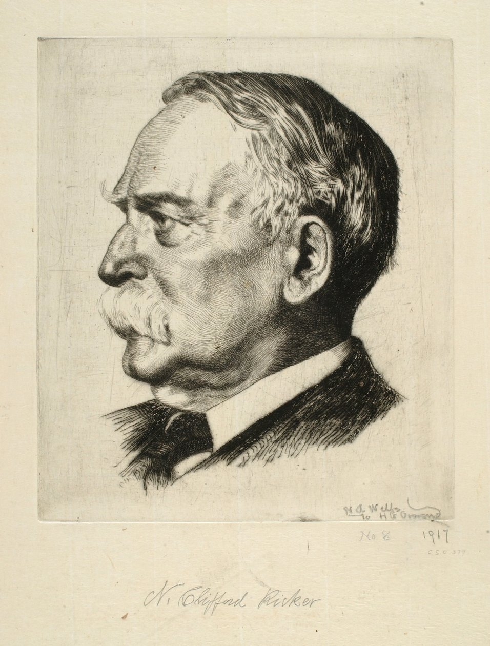 Retrato de N. Clifford Ricker de Newton A. Wells