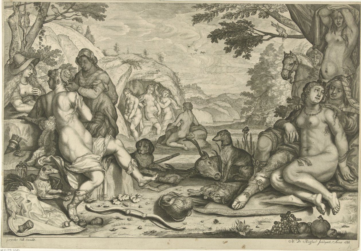 Diana en Callisto de Nicaise de Ruyter