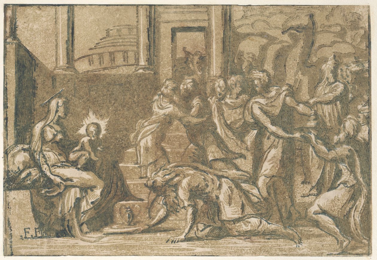 La adoración de los magos de Giuseppe Niccolò Vicentino