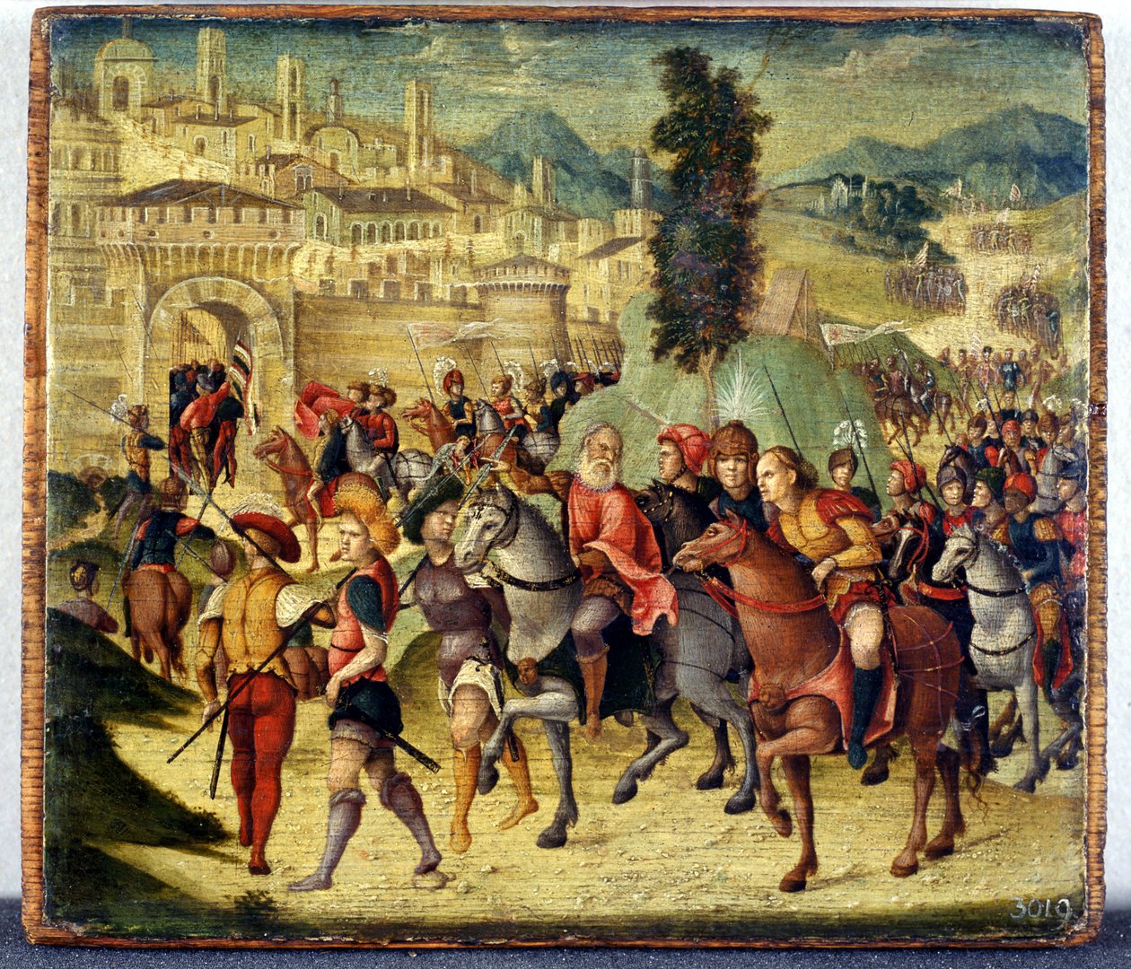 Escena de la historia romana de Niccolo the Younger Giolfino