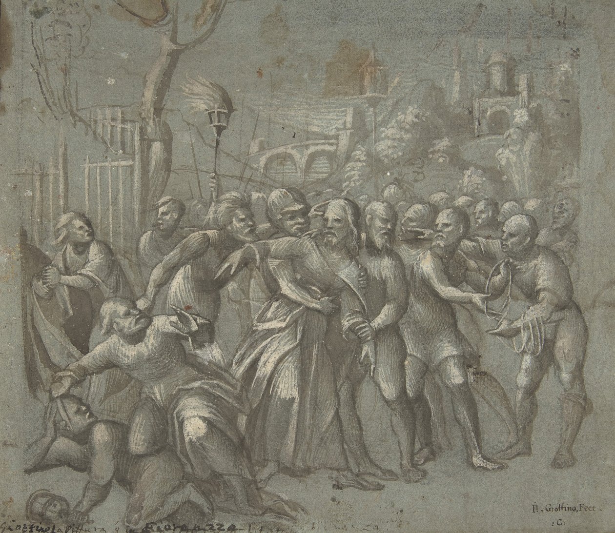 El arresto de Cristo, ca. 1545-46 de Niccolo Giolfino