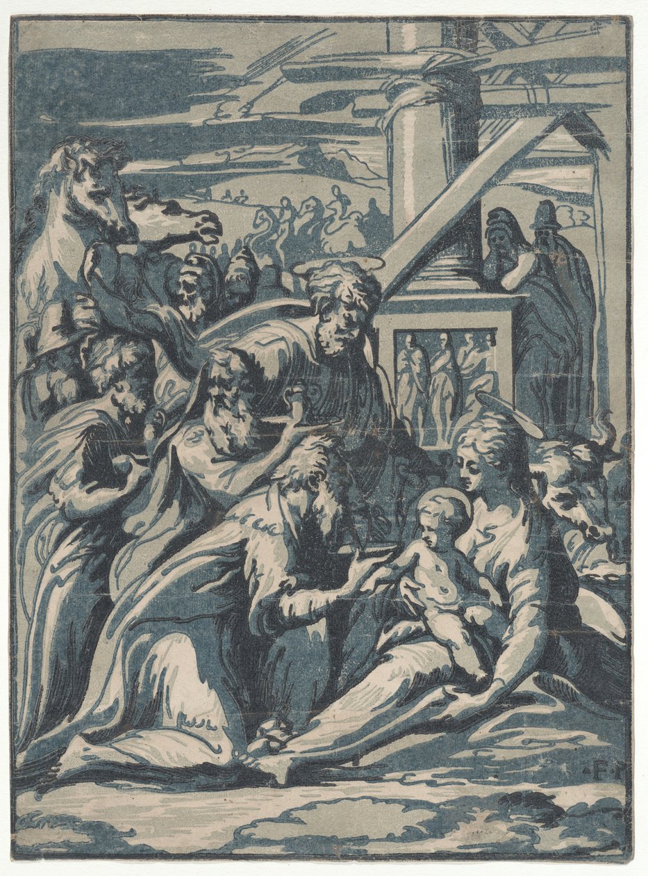 Adoración de los Magos, 1540-50 de Niccolo Vicentino