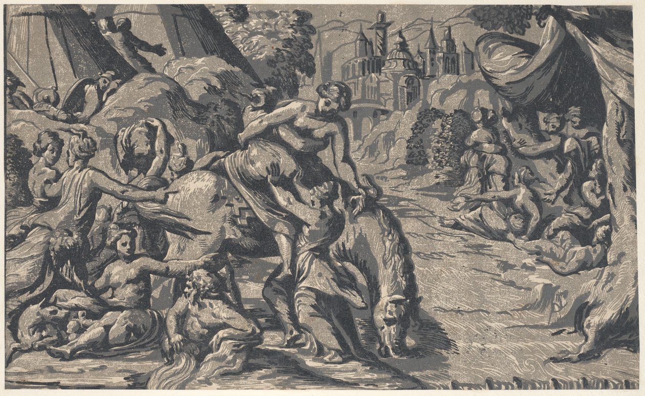 La fuga de Cloelia de Niccolo Vicentino