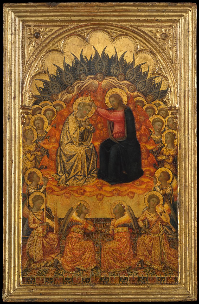 La coronación de la Virgen de Niccolo di Buonaccorso