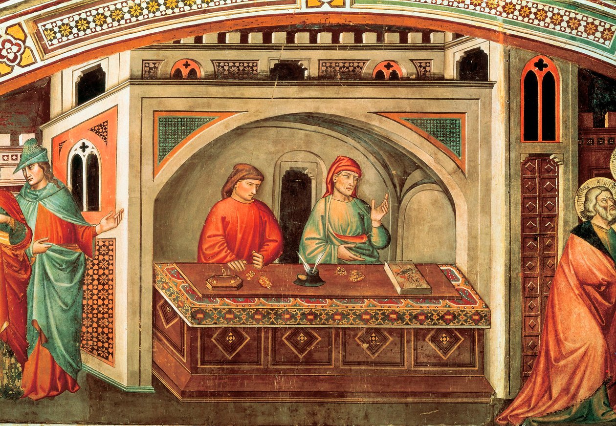 Historia de San Mateo (detalle) de Niccolo di Pietro Gerini